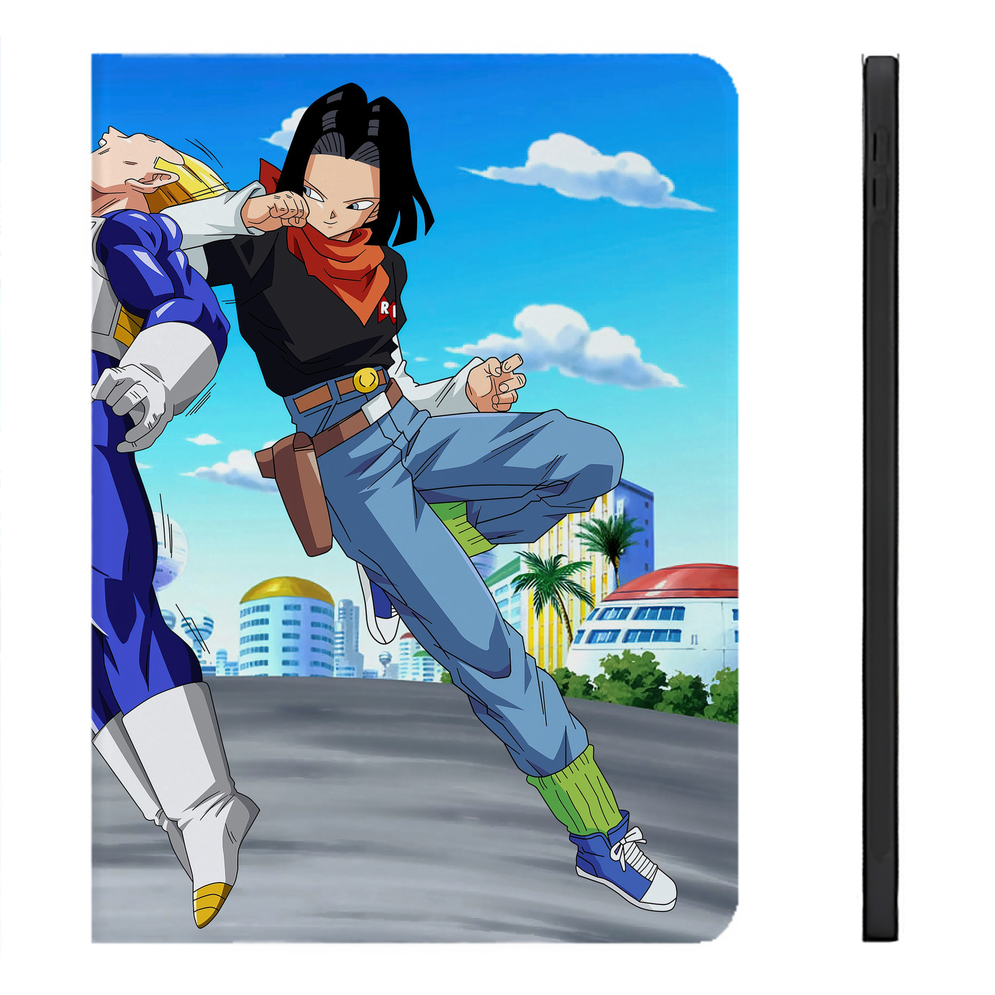 （画像用） ドラゴンボール DRAGON BALL IPadケース ペンホルダー付き ブックスタイルデザイン